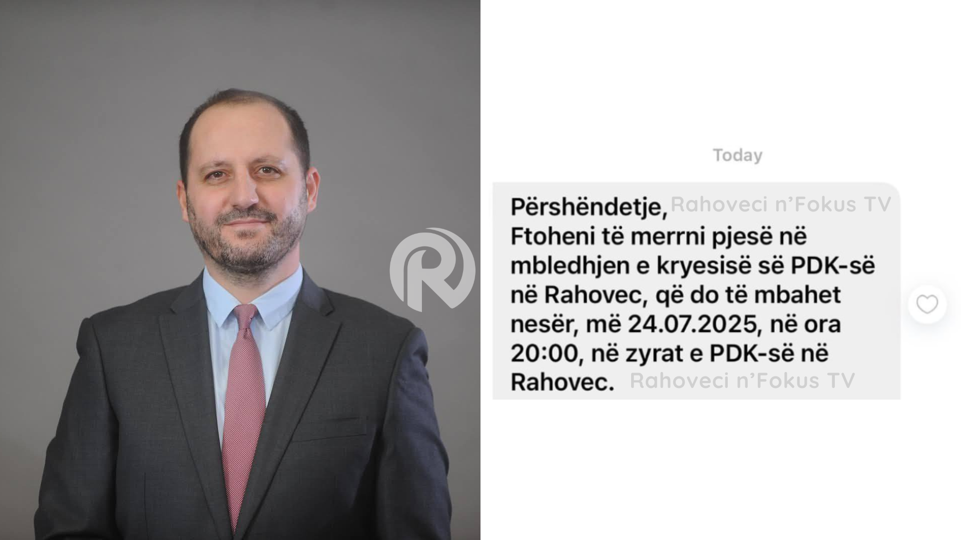 Edon Cana thërret takim të degës për nesër në ora 20:00, pritet konfirmimi i kandidaturës
