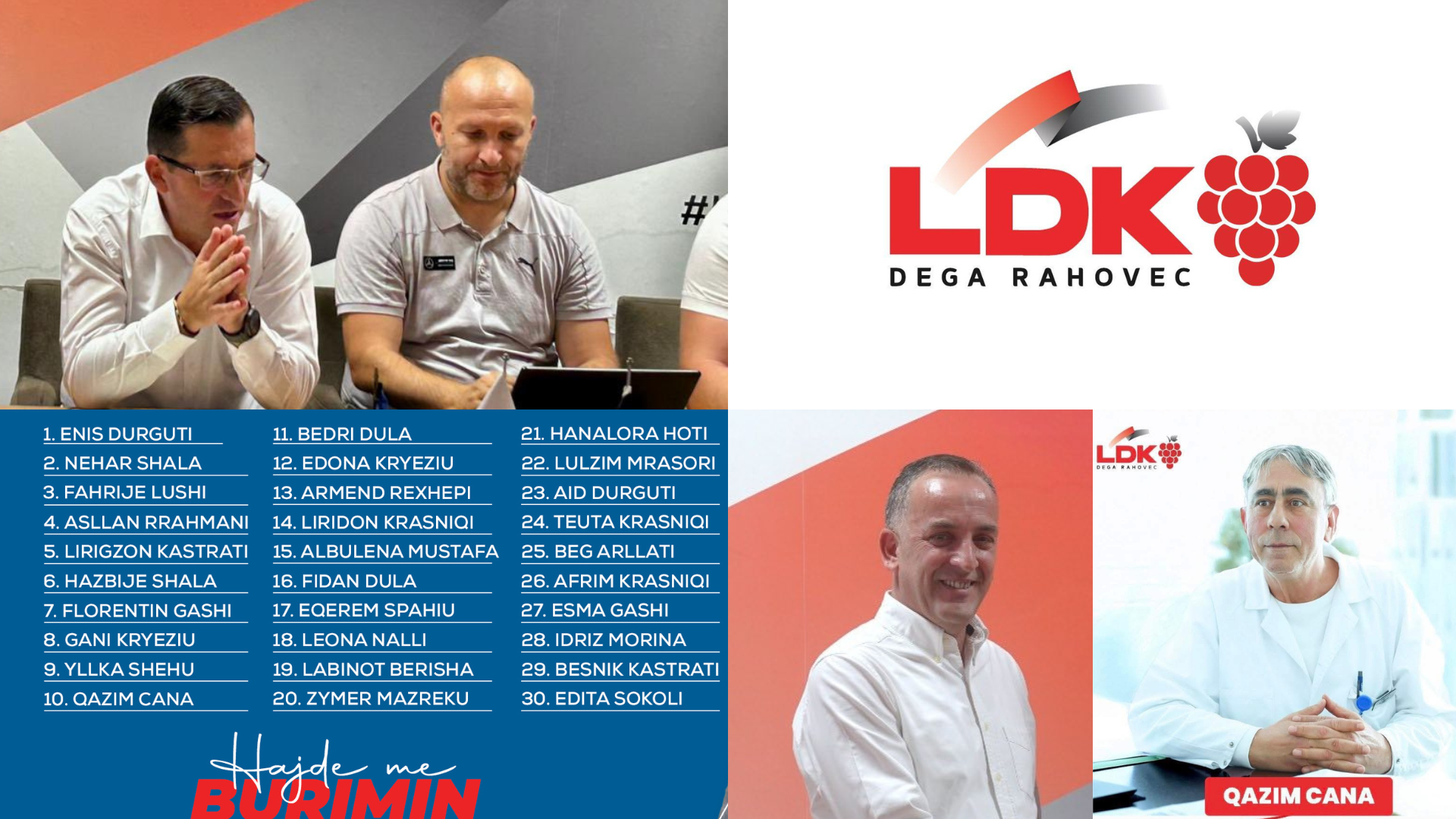 Lëvizje e zgjuar politike e Krasniqit – një rahovecas bartës liste, dy emra të tjerë “big” në lojë, Cana e Rrahmani